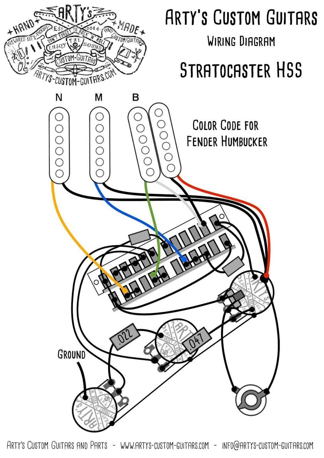 strat wiring diagram hss