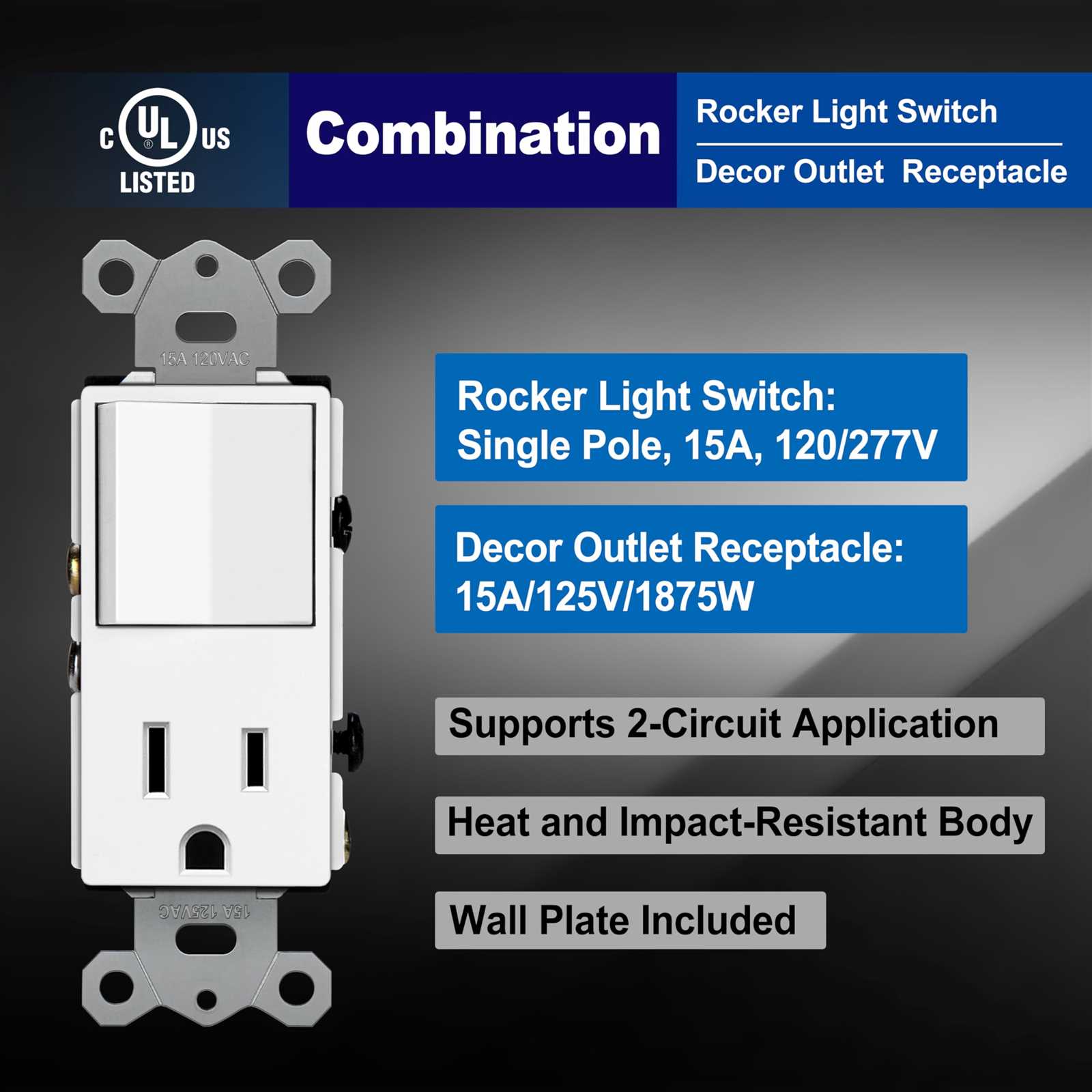 outlet switch combo wiring diagram