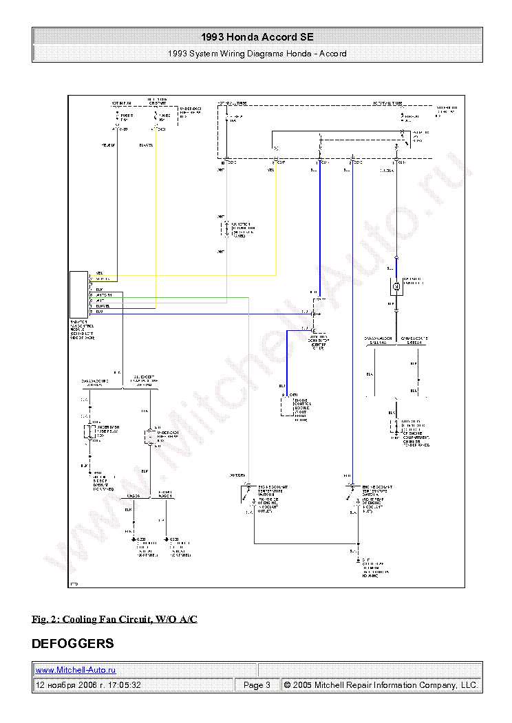 honda accord wiring diagram