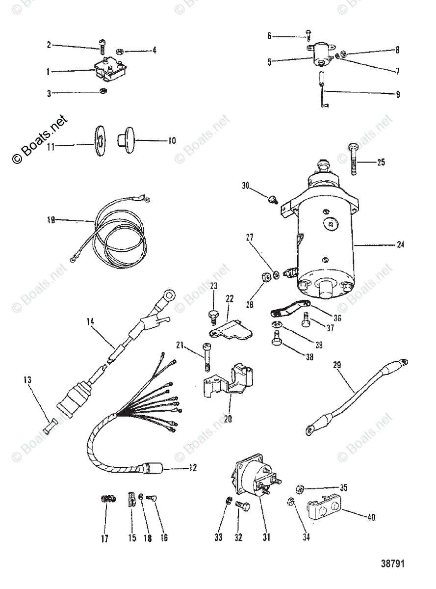 outboard motor wiring diagram