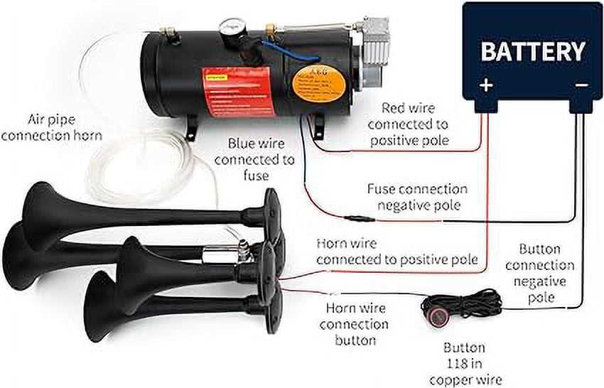 train horn wiring diagram