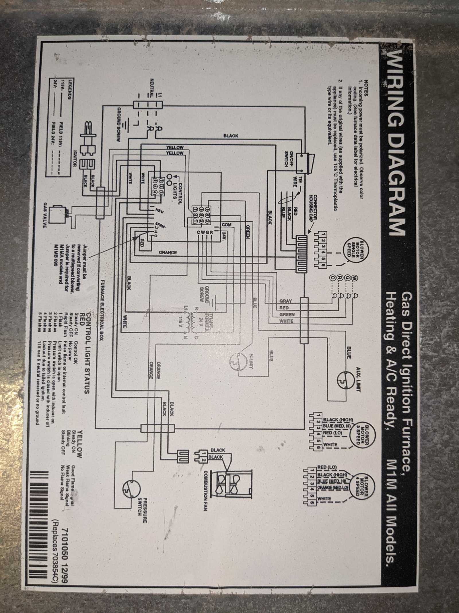 wiring diagram for nordyne electric furnace