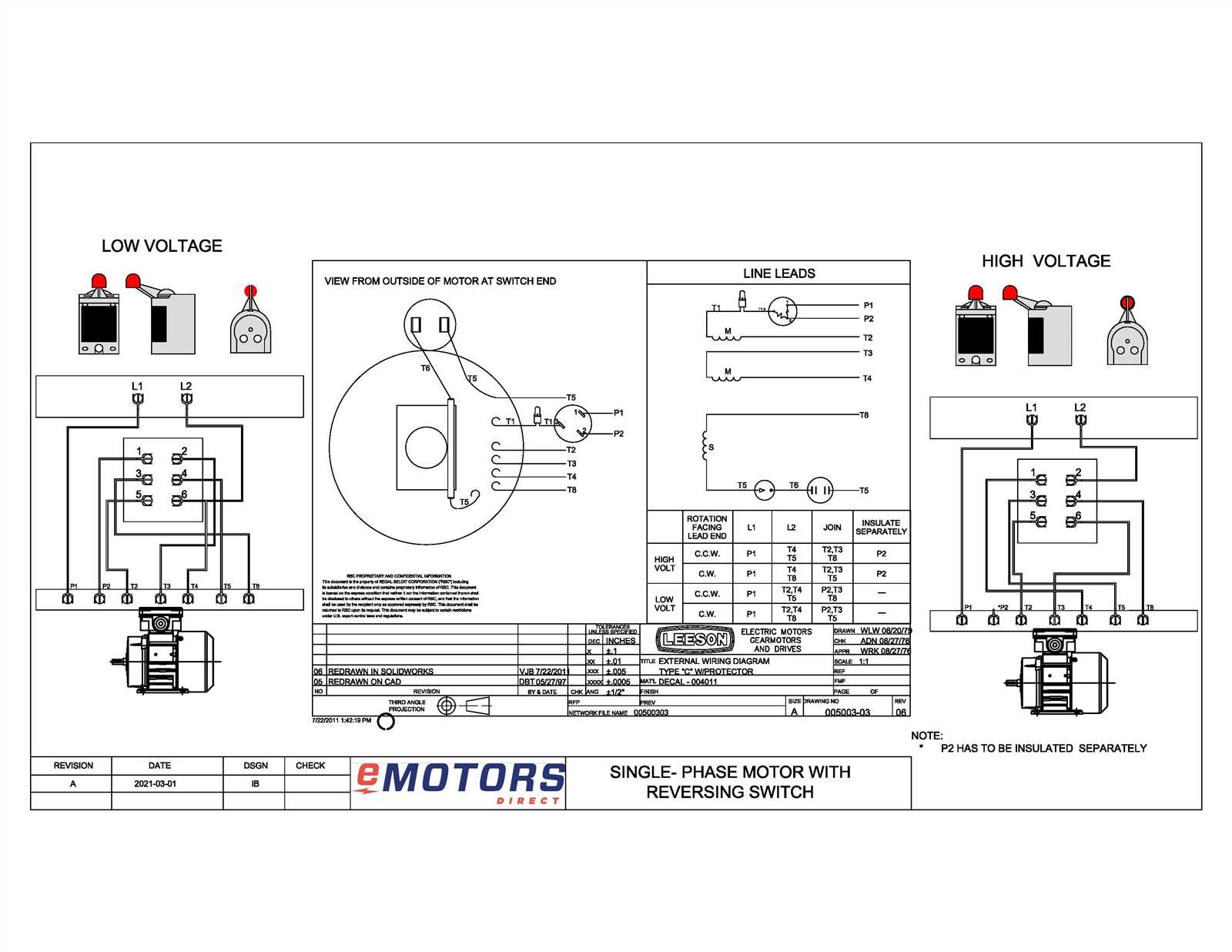 weg motor wiring diagram