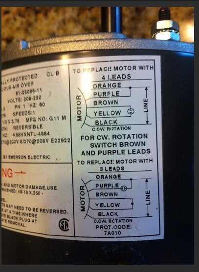 capacitor 3 wire condenser fan motor wiring diagram