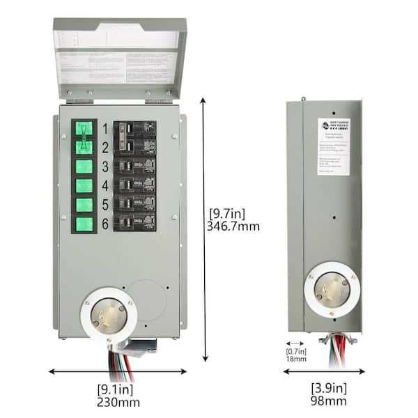 30 amp transfer switch wiring diagram