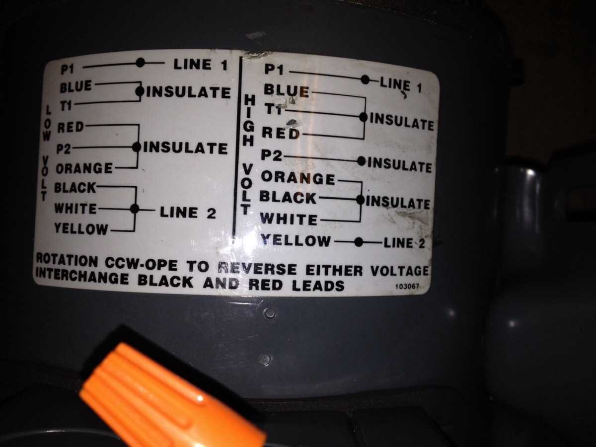 single phase marathon motor wiring diagram