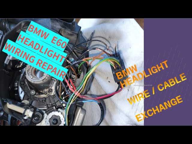 bmw e60 headlight wiring diagram