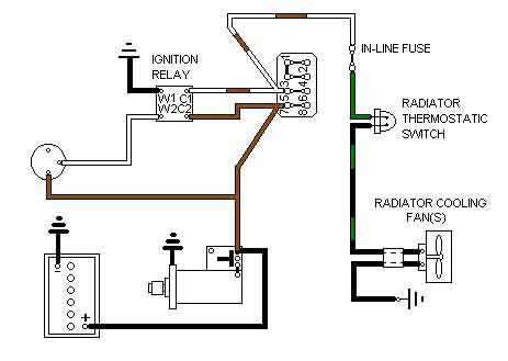 car electric fan wiring diagram