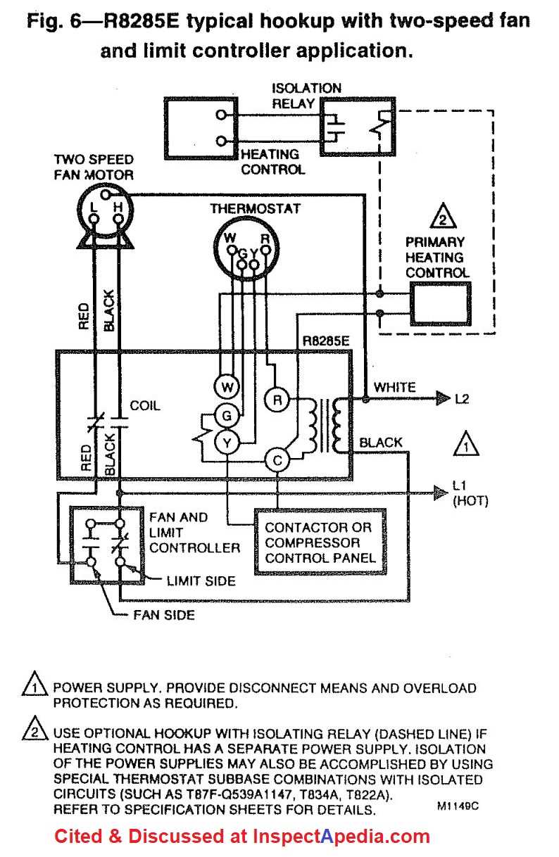 fan limit switch wiring diagram