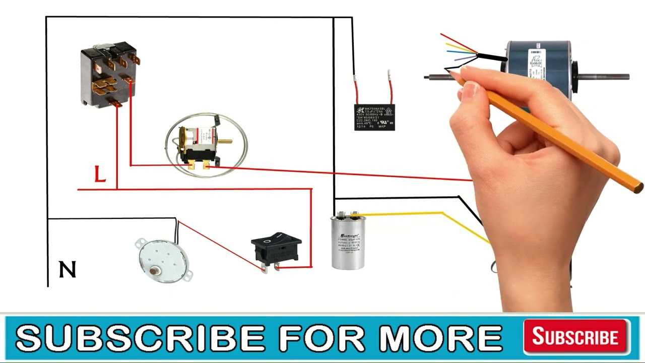 psc motor wiring diagram