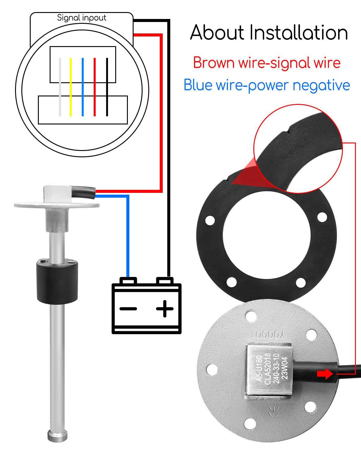 boat gas gauge wiring diagram