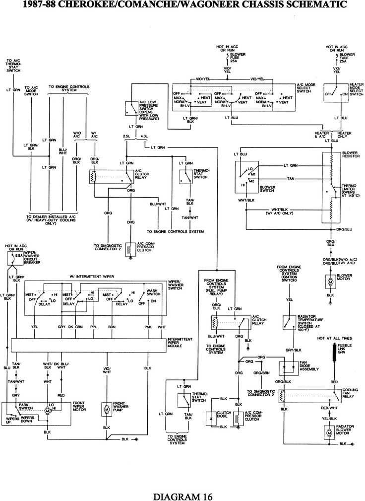 jeep jk headlight wiring diagram