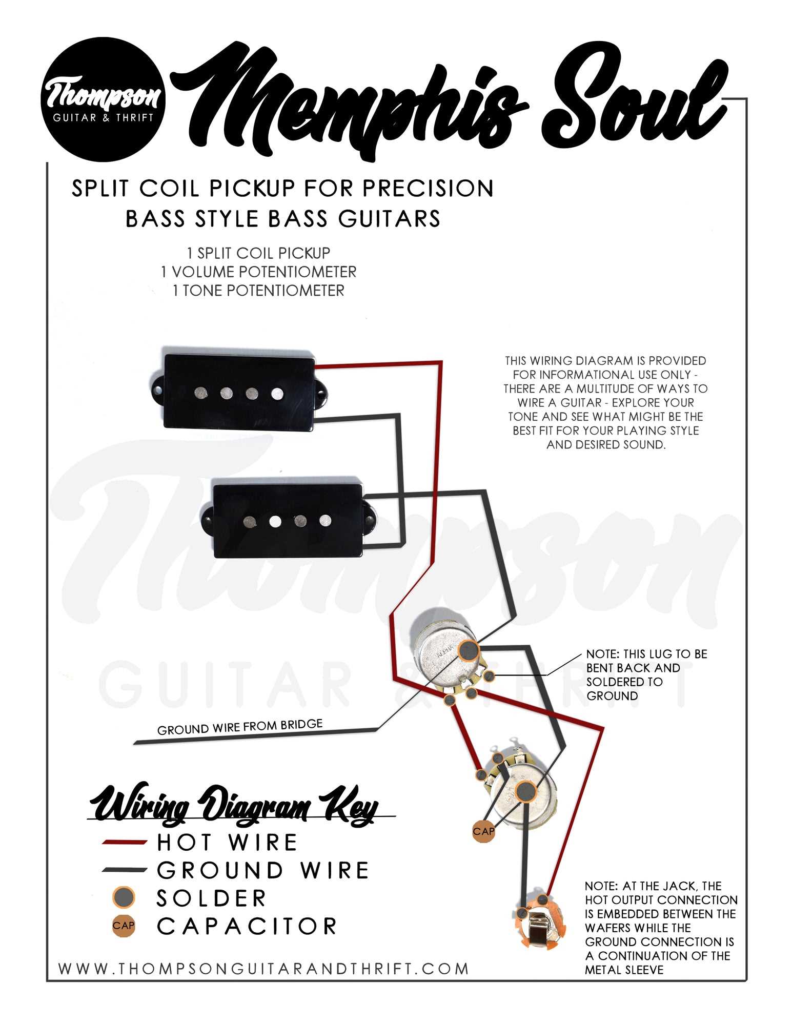 bass guitar wiring diagram