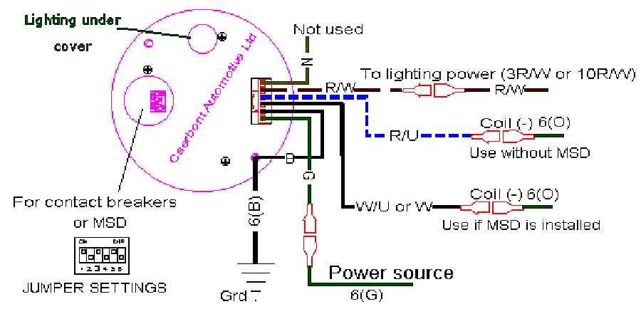 wiring diagram for sunpro super tach 2