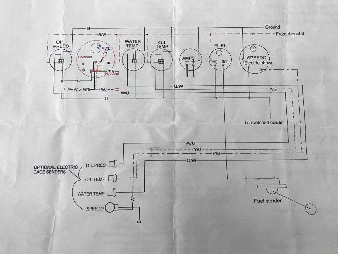 oil pressure gauge wiring diagram