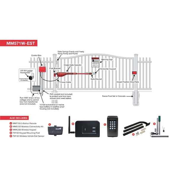 mighty mule gate opener wiring diagram