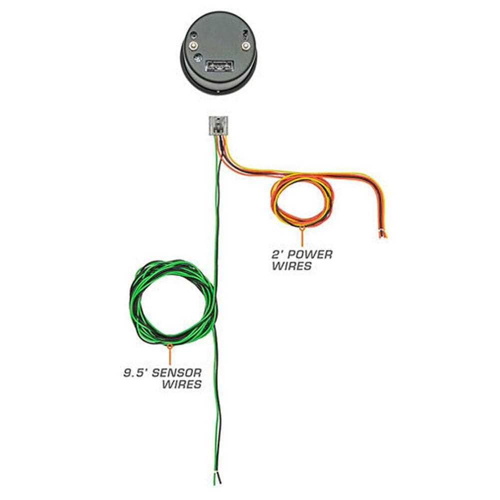 glowshift water temp gauge wiring diagram