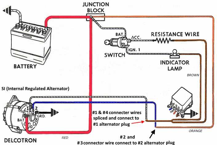 gm one wire alternator wiring diagram