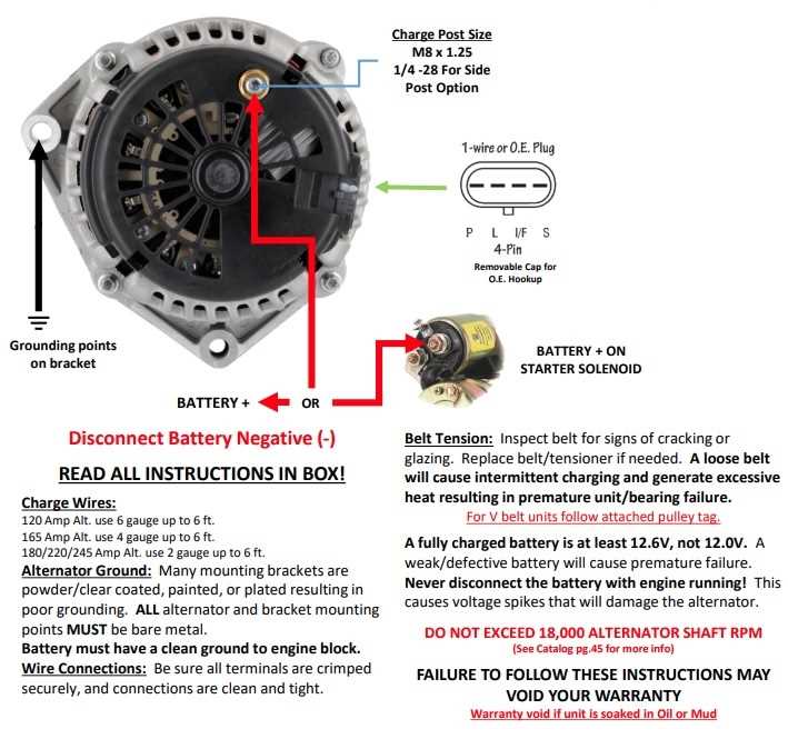 gm single wire alternator wiring diagram