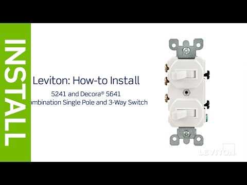 leviton 3 way switch wiring diagram decora