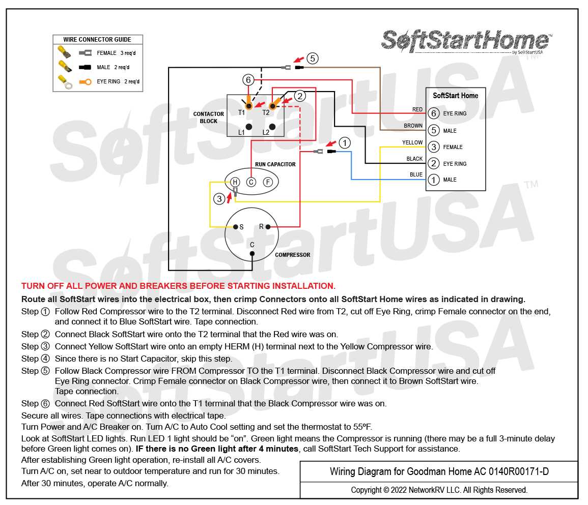 goodman air conditioning wiring diagram