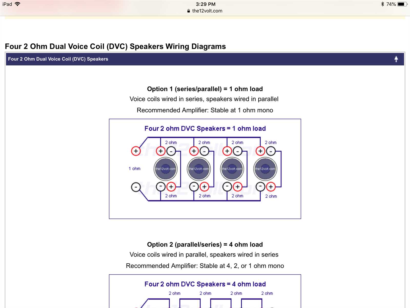 4 ohm 3 speaker wiring diagram