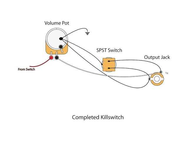 guitar kill switch wiring diagram