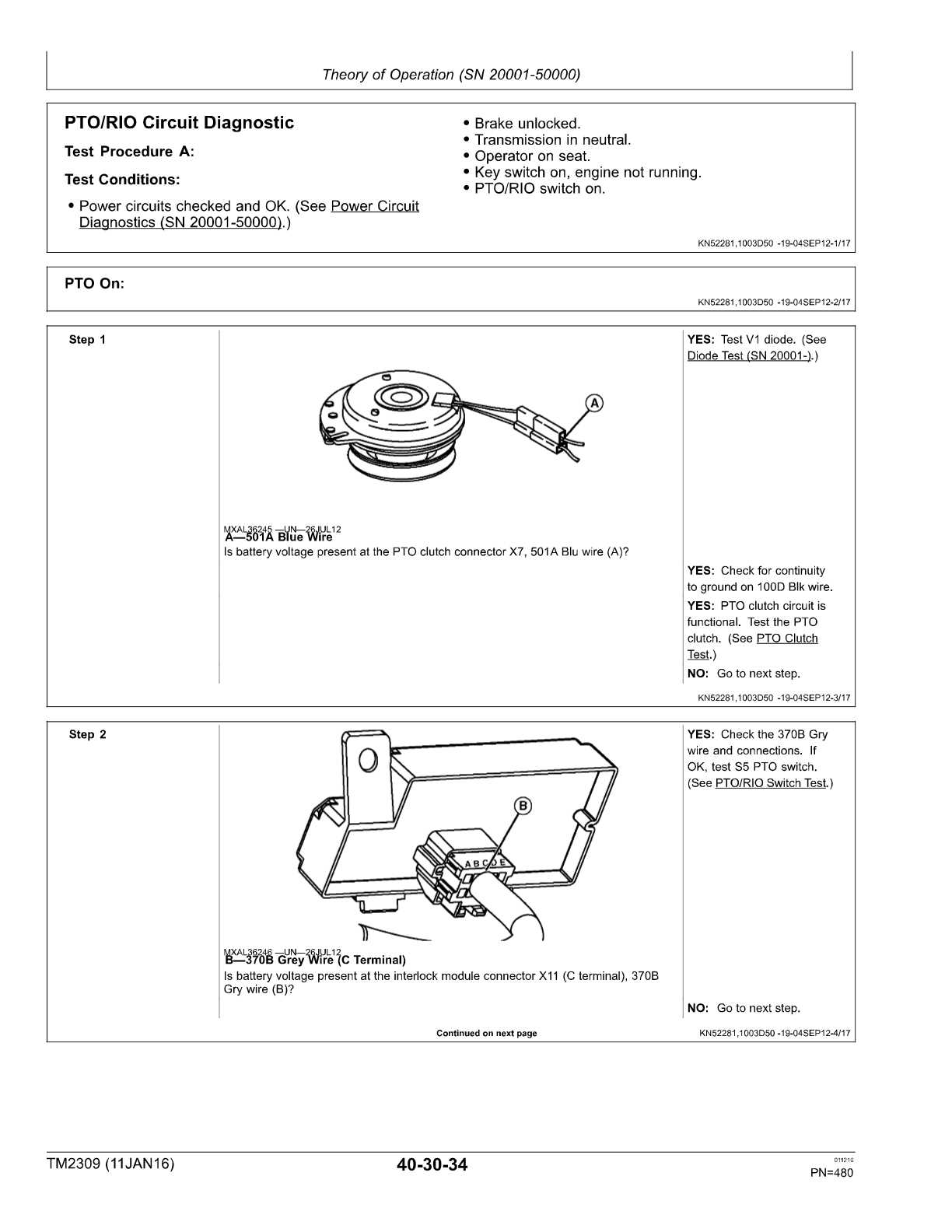 electric clutch wiring diagram