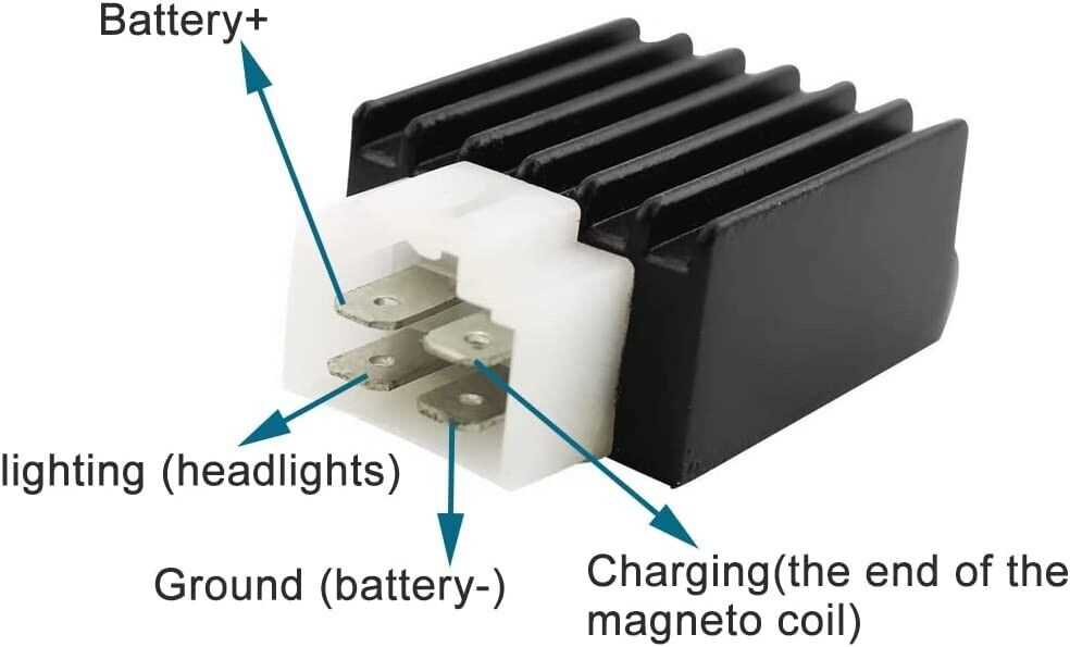 12 volt 4 pin regulator rectifier wiring diagram