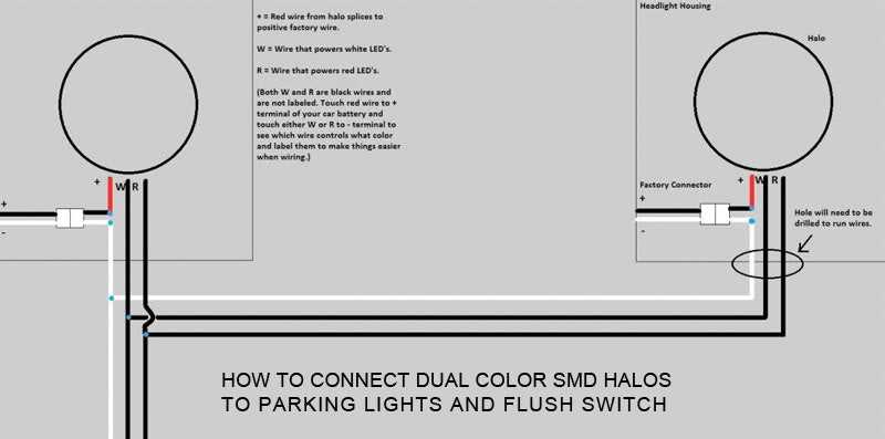 halo headlights wiring diagram