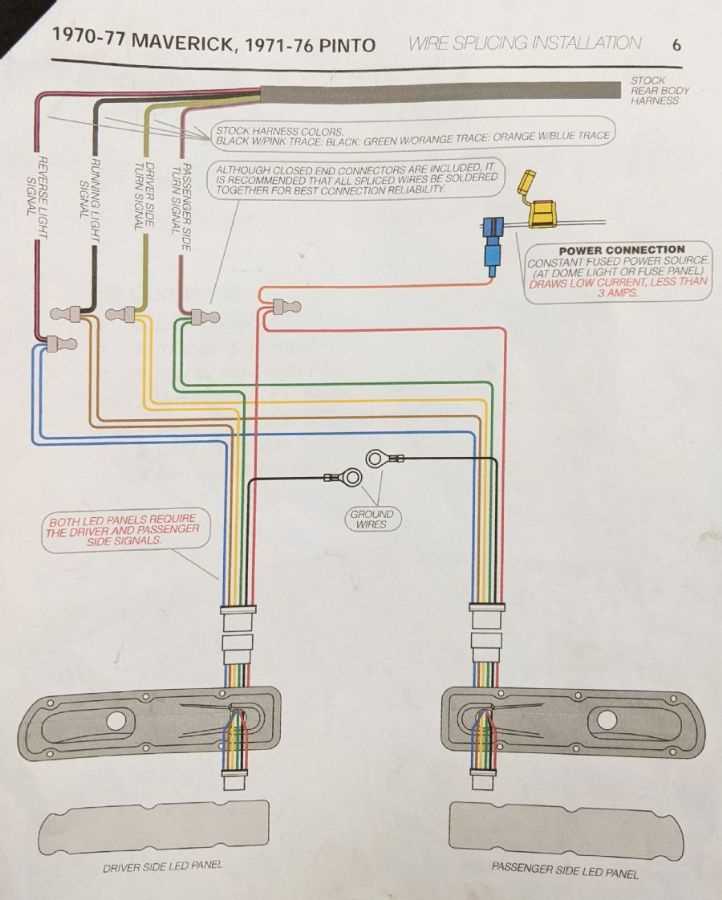 wiring diagram for tail lights