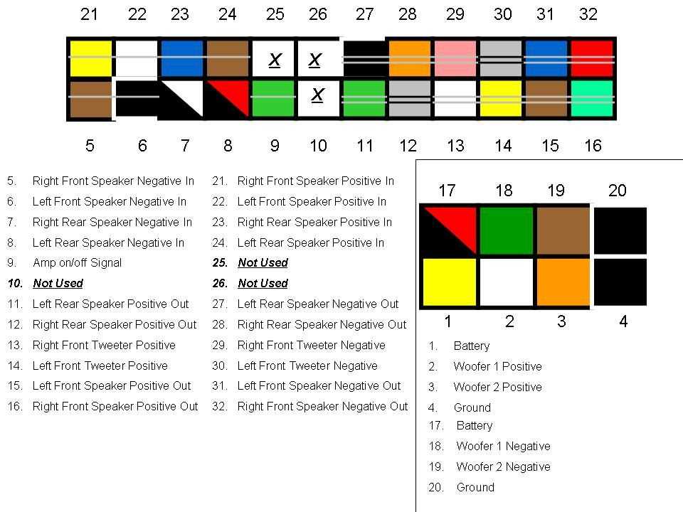 head unit color code nissan radio wiring diagram