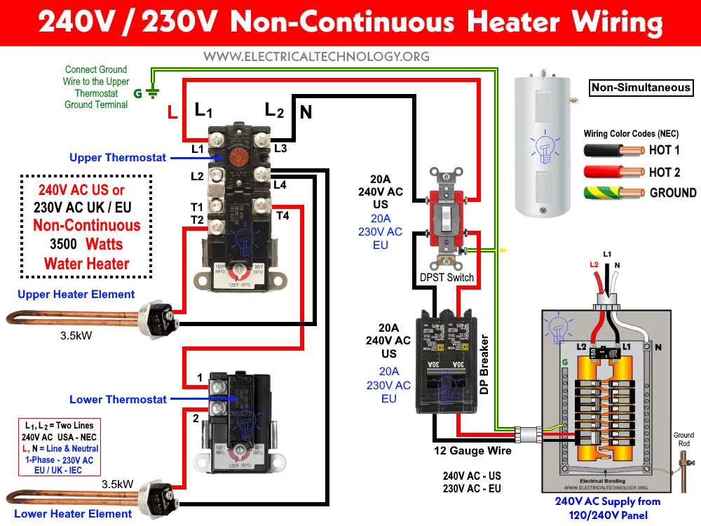 heater wiring diagram