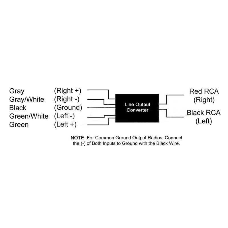 hi low converter wiring diagram