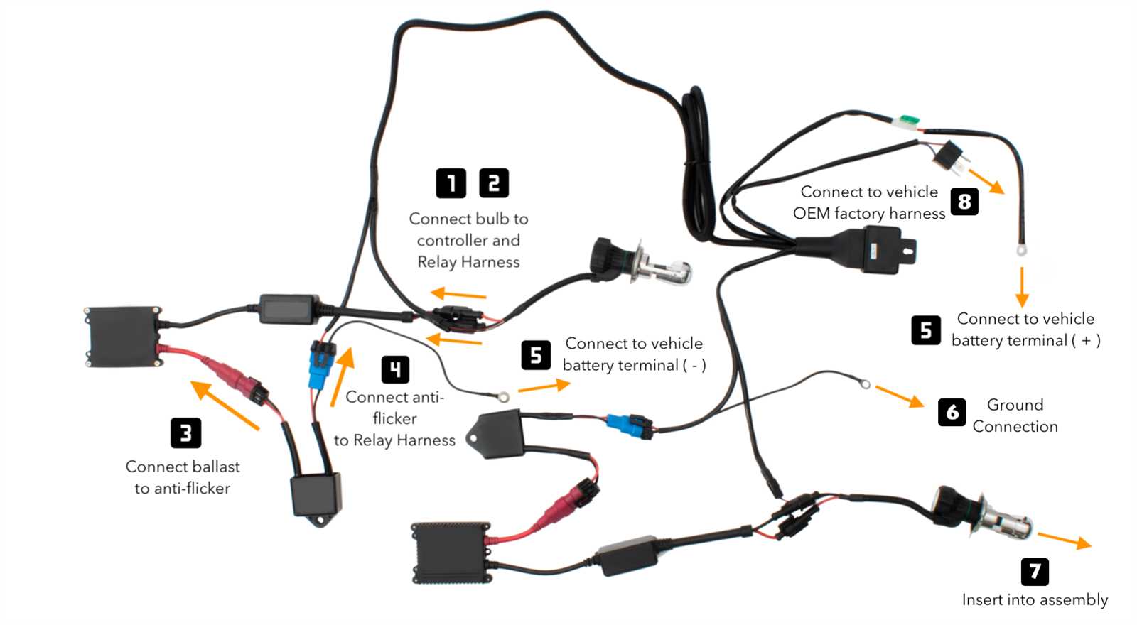 hid light wiring diagram