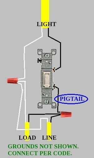 home light switch wiring diagram