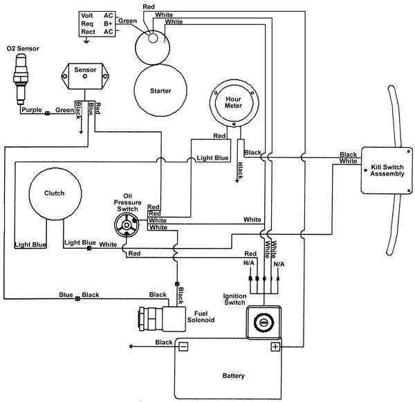 honda gx390 wiring diagram