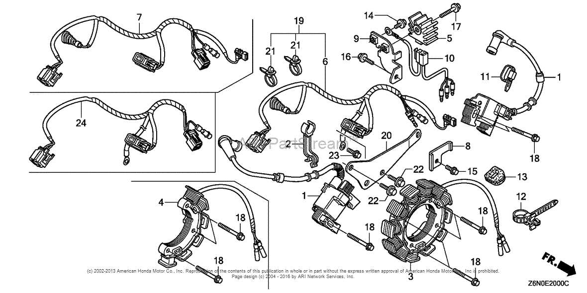 honda gx690 wiring diagram