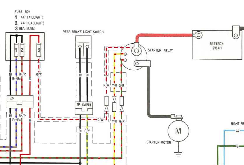 honda motorcycle starter solenoid wiring diagram