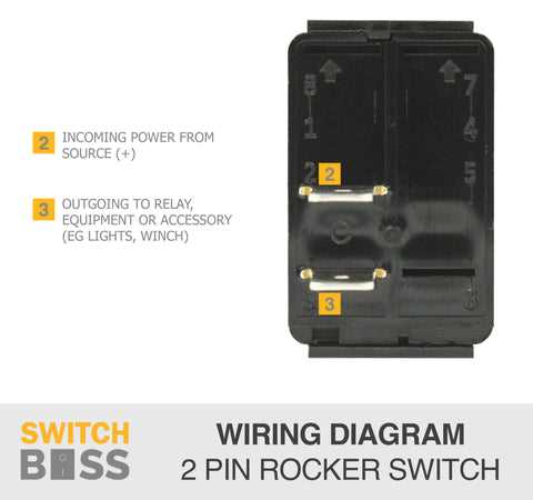 toggle switch 4 pin rocker switch wiring diagram