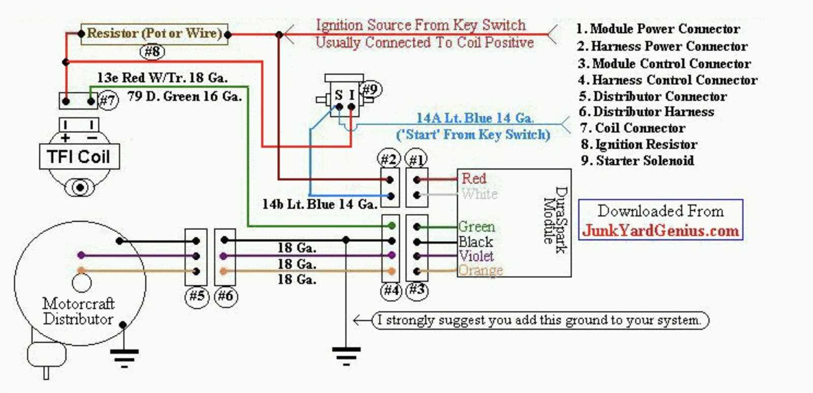 ford duraspark wiring diagram