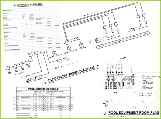 swimming pool electrical wiring diagram