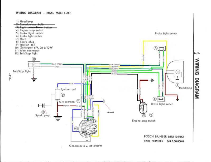 gy6 50cc scooter wiring diagram