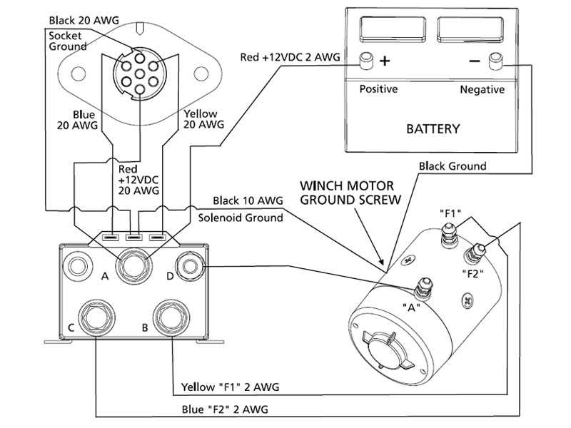 12 volt winch wiring diagram