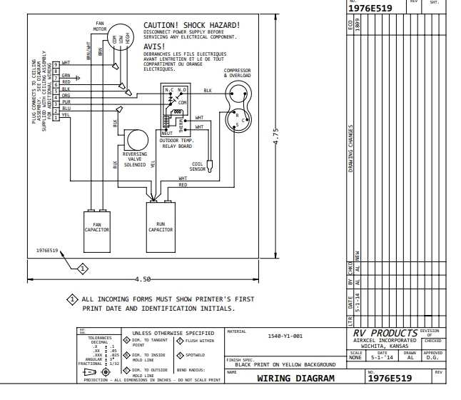 coleman pop up trailer wiring diagram