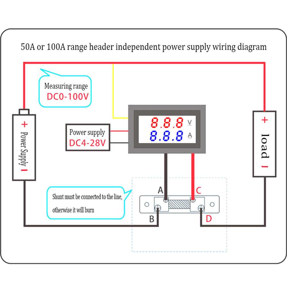 12 volt dc amp meter wiring diagram