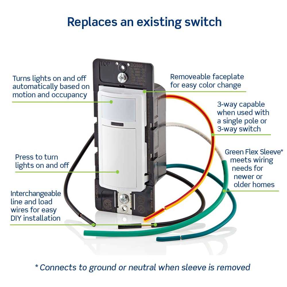 3 way motion sensor switch wiring diagram