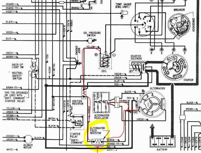 alternator with external regulator wiring diagram