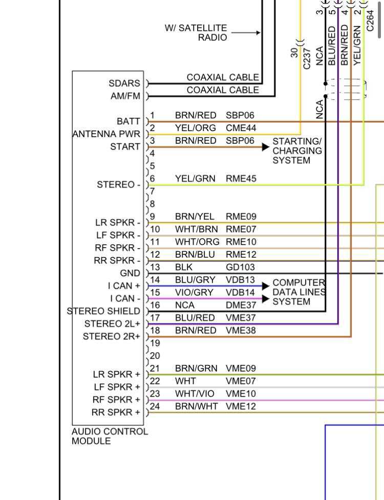 2003 dodge ram radio wiring diagram