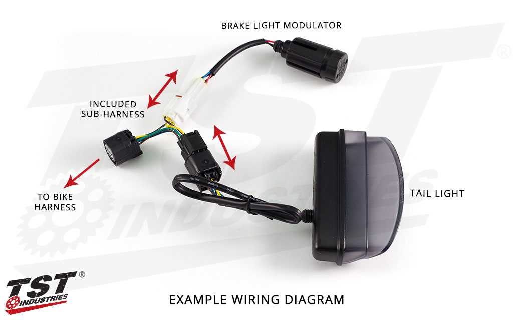 motorcycle brake light wiring diagram